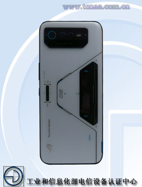 ROG游戏手机6 Pro入网证件照公布：炫酷视窗科技感拉满