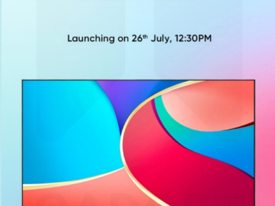 realme首款显示器将于7月26日在印度发布