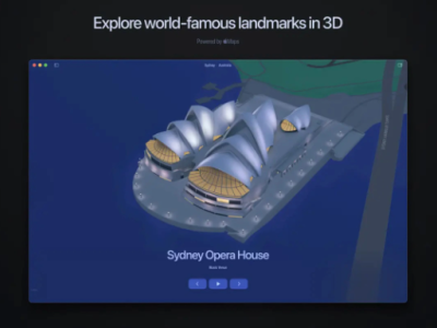 苹果地图3D建筑收藏应用“Landmarks”上线，支持浅色深色模式切换