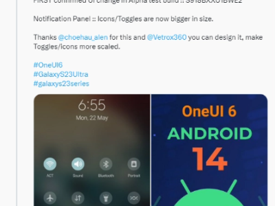 三星发布基于安卓 14 的OneUI 6.0 Alpha测试版本，带来界面调整和功能改进