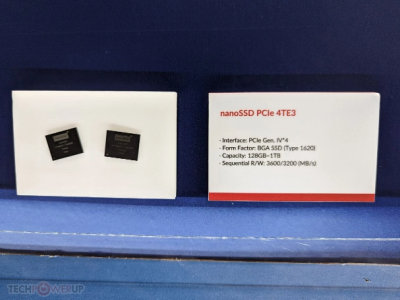 Nano SSD PCIe 4TE3亮相台北电脑展，高速传输助力数据处理