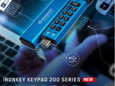 金士顿发布全新硬件加密键盘闪存盘IRONKEY KEYPAD 200C，保护数据安全再升级