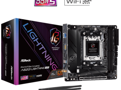 华擎发布A620I Lightning WiFi主板：迷你ITX设计搭载AMD锐龙7000处理器支持