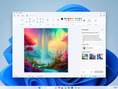 微软Surface 2023：Cocreator功能亮相，AI生成图像助力创意