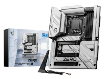 微星揭秘 Z790 PROJECT ZERO 主板，全新接口背插设计令人瞩目