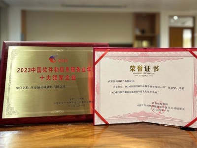葡萄城荣获“2023中国软件和信息服务业年度风云榜”十大领军企业奖项
