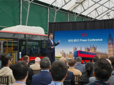 比亚迪伦敦发布纯电动双层巴士BD11，海外市场再扩展