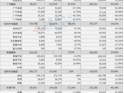 2025年1月销量大考：车企命运两极分化，谁能笑傲市场？