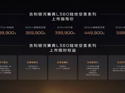 吉利银河翼真L380上市，30万级纯电MPV新标杆，张智霖成首位明星车主