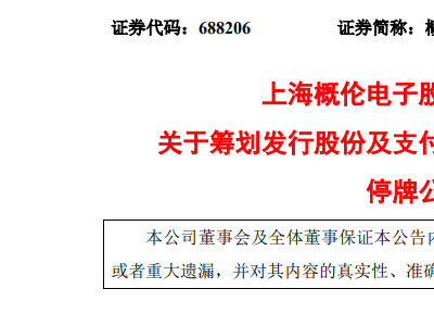 A股概伦电子筹划重大资产重组，锐成芯微入局，明日停牌引关注！