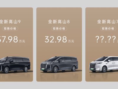 魏牌全新高山预售启航，豪华MPV新选择，售价32.98万-37.98万元！