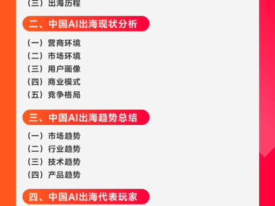 2025中国AI扬帆出海：产业图谱、现状分析与未来趋势