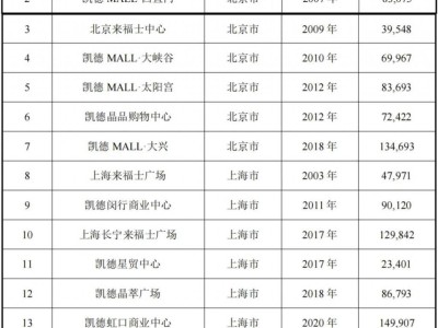 外资巨头凯德冲刺中国首单消费公募REITs