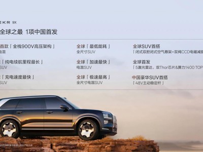 极氪9X全球首秀：超豪华SUV新旗舰，加速与续航双冠王