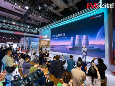 亿纬锂能上海车展秀肌肉，大圆柱电池技术引领新能源汽车新风尚