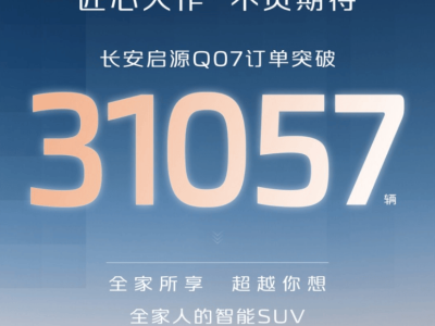 长安启源Q07市场黑马？上市一周订单破3万，工薪阶层新选择！