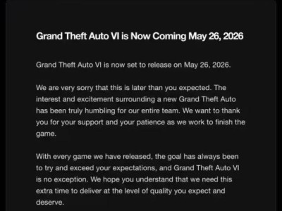 《GTA6》终于定档2026年5月26日，R星致歉延期：为品质再等一年？
