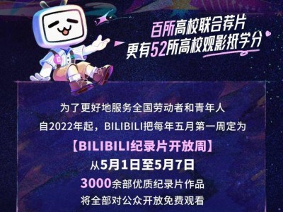 B站携手百所高校，纪录片成第二课堂，看片还能抵学分！