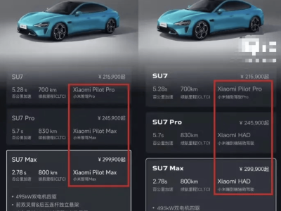 小米SU7智驾更名，强调辅助驾驶功能，行业规范引关注