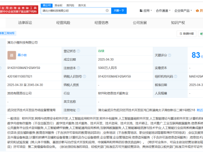 科大讯飞携手伙伴湖北新设两公司，注册资本高达7000万！
