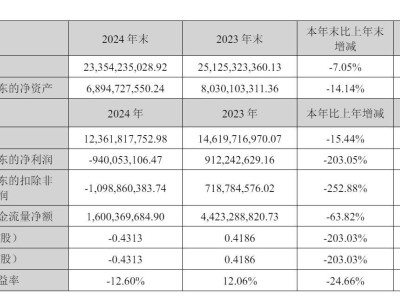 万达电影2024年业绩下滑，营收降15%净亏损9.4亿，实控人变更为柯利明