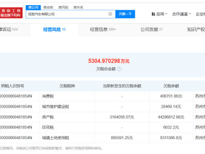 观致汽车深陷欠税风波，5304万税款何去何从？