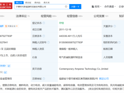 宁德时代投资版图大揭秘：实际控制企业超300家！