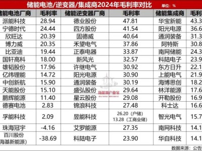 储能行业年报透视：40万从业者背后的万亿营收与分化格局