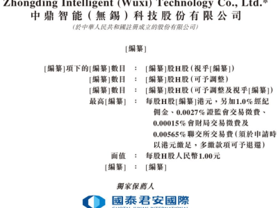 新能源浪潮中，中鼎智能港股IPO能否乘风破浪？