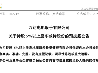 阿里巴巴拟减持万达电影 持有七年股价缩水近八成