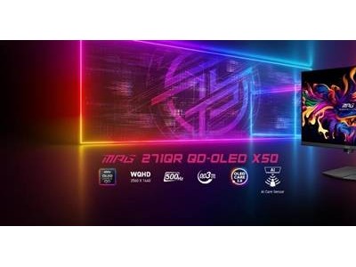 微星台北电脑展大秀：500Hz AI智能QD-OLED显示器成焦点