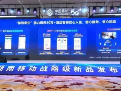华为湖南移动联手，酒店迎来FTTO全光安全新升级！