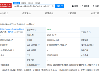 苏州设立5亿天使投资基金，助力高校科技成果转化