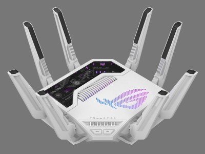 华硕ROG Strix GS-BE18000路由器亮相：三频高速，8口2.5GbE网络新体验