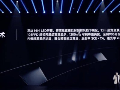 小米YU7亮相：环绕式“天际屏”打造1.1米超宽视觉盛宴！
