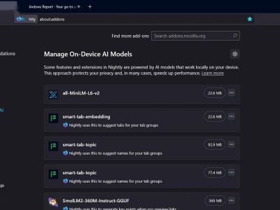 火狐Firefox 140新功能：用户可自主管理并卸载端侧AI模型