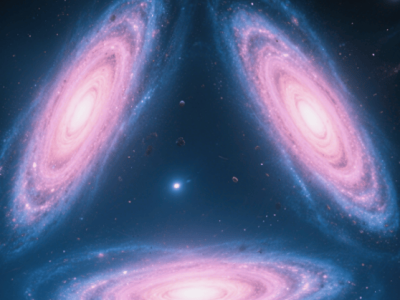 宇宙奇观：三个“孪生”星系，真相究竟何在？