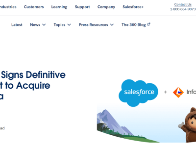 Salesforce斥资576亿收购Informatica，云数据管理巨头联手打造AI新篇章