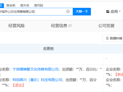 揭秘浪胃仙商业版图 揭秘浪胃仙新账号关联公司 浪胃仙IP创始人近期被恢复执行291万 浪胃仙新账号关联公司近期变更股东