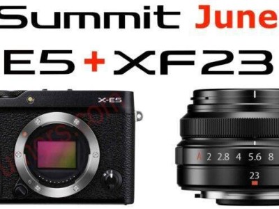 富士6月12日将发布XF23mm饼干镜头与X-E5相机，主题定为“经典”