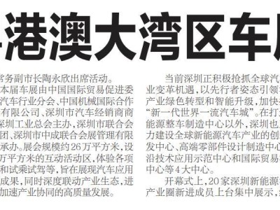 2025粤港澳大湾区车展盛况空前，深圳加速迈向“新一代世界一流汽车城”