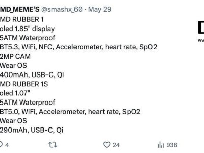 HMD Global将推Rubber系列智能手表，健康监测功能成亮点
