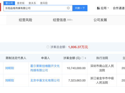《克拉恋人》制片人刘阳遭限制高消，唐嫣工作室曾参与出品引关注