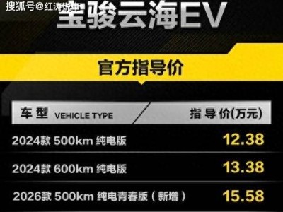 宝骏云海EV纯电青春版来袭，灵眸智驾助阵，能否挑战吉利银河E5地位？
