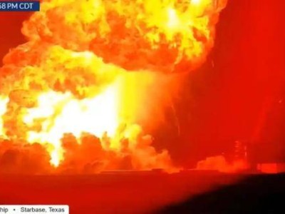 “星舰”S36测试突发爆炸，巨型火球腾空，火星计划再添变数！