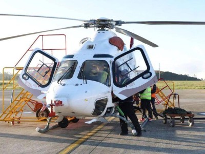 “吉祥鸟”AC332直升机！国产双发首秀高原自转着陆成功