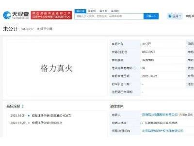 格力电器申请“格力真火”商标，这是要进军新领域吗？