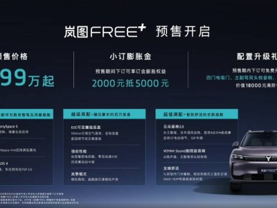 岚图FREE+预售启航，22.99万起配鸿蒙座舱，科技SUV新选择！