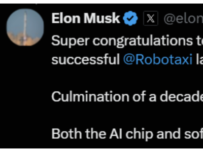 特斯拉Robotaxi首秀看点不少，但也有人看不上