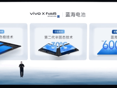 vivo X Fold5折叠屏新机发布，苹果用户直呼“内行”！